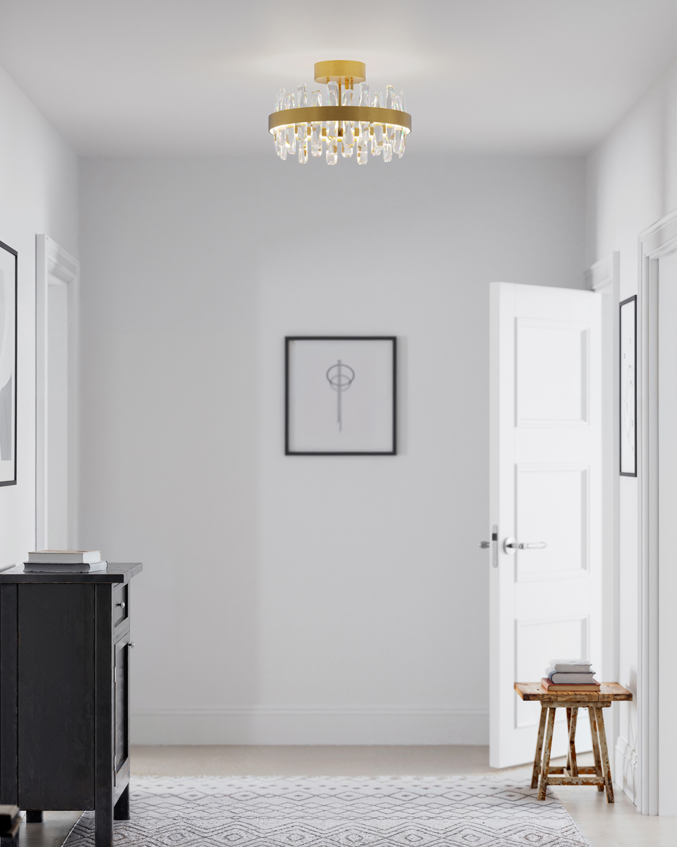 Triumph Ø50 Messing plafondlamp Van By Rydéns - Triumph is een plafondlamp die direct de aandacht trekt en de ruimte een exclusieve uitstraling geeft.