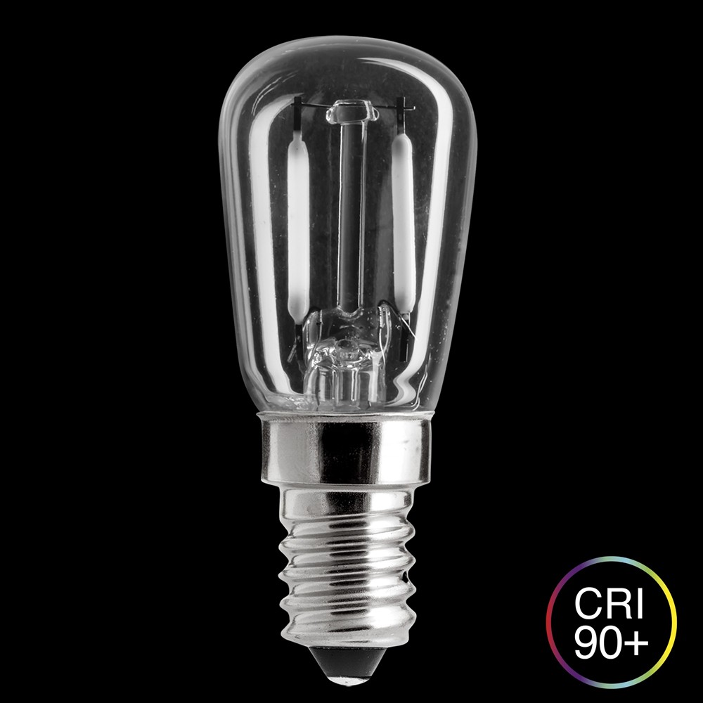 LED E14 peerlamp 1,5W 2700K dimbaar Transparant Van Unison - 