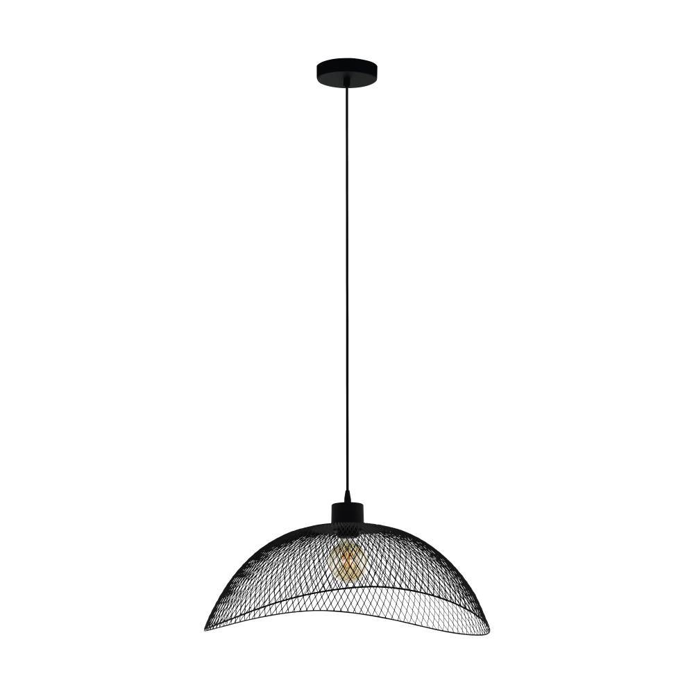 Pompeya Ø54 Zwart hanglamp Van Eglo - Combineer met een decoratieve gloeilamp om de moderne uitstraling van de lamp verder te versterken en een warme en uitnodigende sfeer in uw huis te cre&euml;ren.