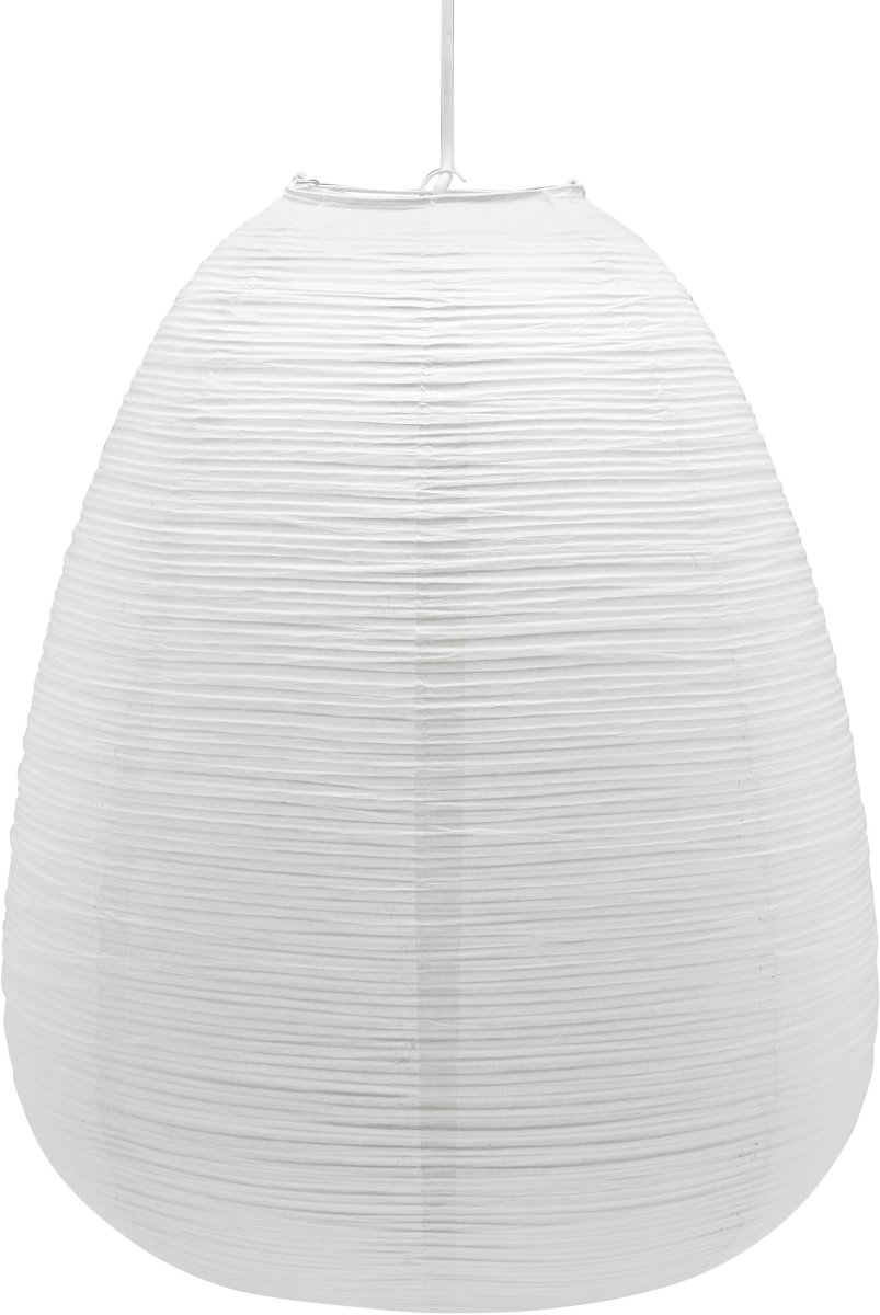 Maki Lampenkap Ø43 Excl. Ophangsysteem Wit hanglamp Van PR Home - Rijstpapierscherm Maki met dicht, onregelmatig metaaldraad dat een prachtig patroon cre&euml;ert.