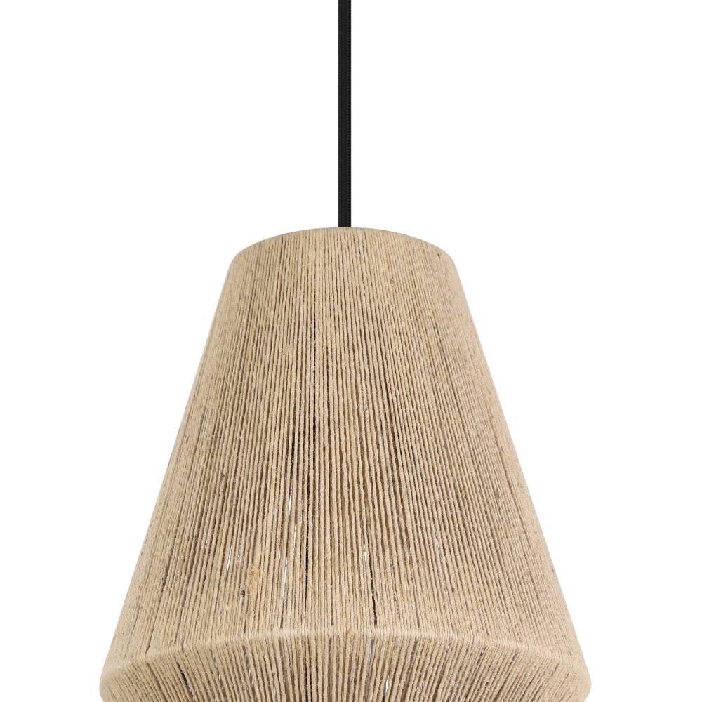 Alderney 90cm Natuur hanglamp Van Eglo - Dankzij de verstelbare kabels en het warme licht creëert de lamp een gezellige en stijlvolle sfeer.