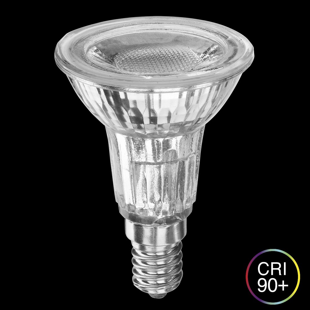 E14 LED PAR16 5W 2700K Dimbaar Transparant Van Unison - LED PAR16 E14 5W is een krachtige lichtbron die warm licht geeft op 2700K en een lichtstroom van 340 lumen.