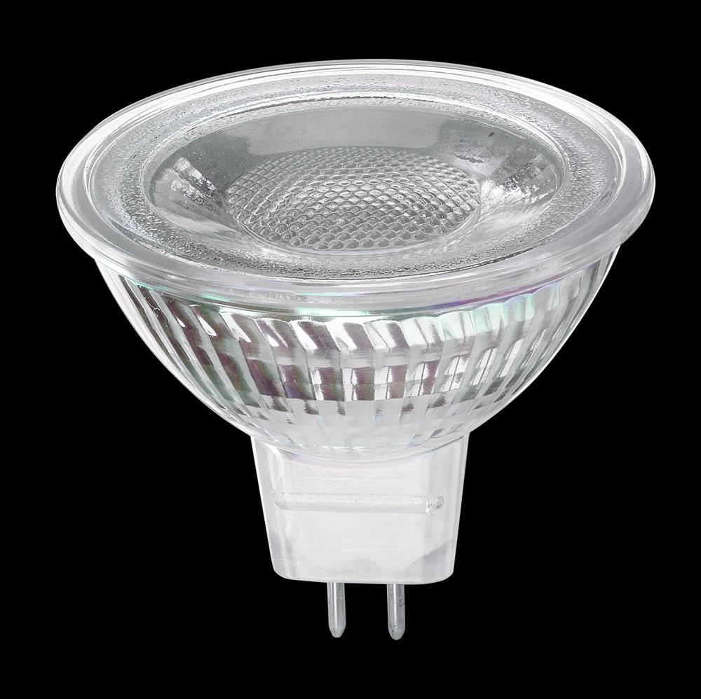 MR16 GU5,3 5W 2700K Dimbaar Transparant Van Unison - Dankzij het compacte formaat en de hoge lichtkwaliteit is dit een uitstekende keuze voor zowel particuliere als commerci&euml;le installaties waar nauwkeurige en gecontroleerde verlichting nodig is.