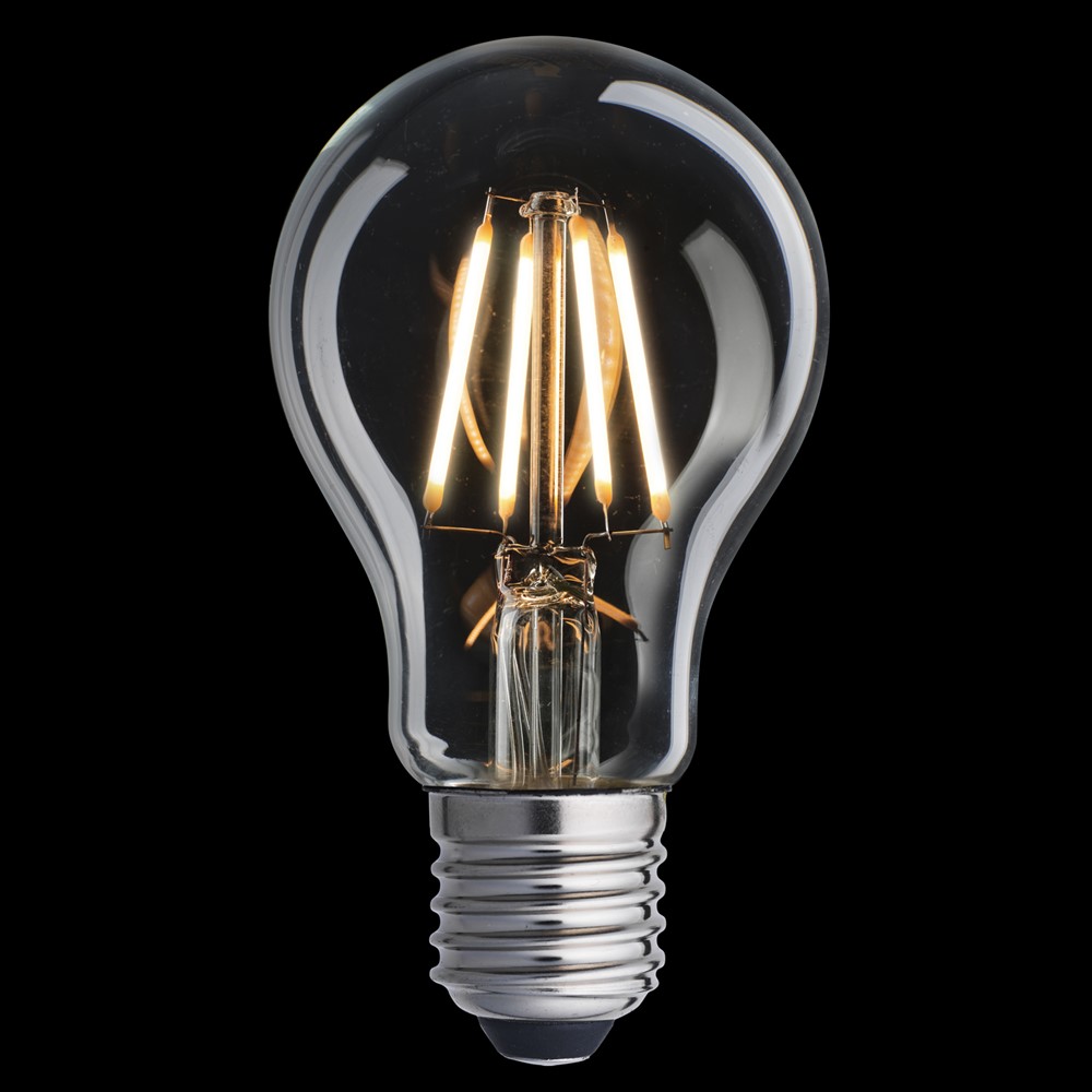 E27 normal sensor 4,5W 2200K Transparant Van Unison - Ideaal voor gebruik in zowel binnen- als buitenomgevingen waar automatisch licht nodig is.