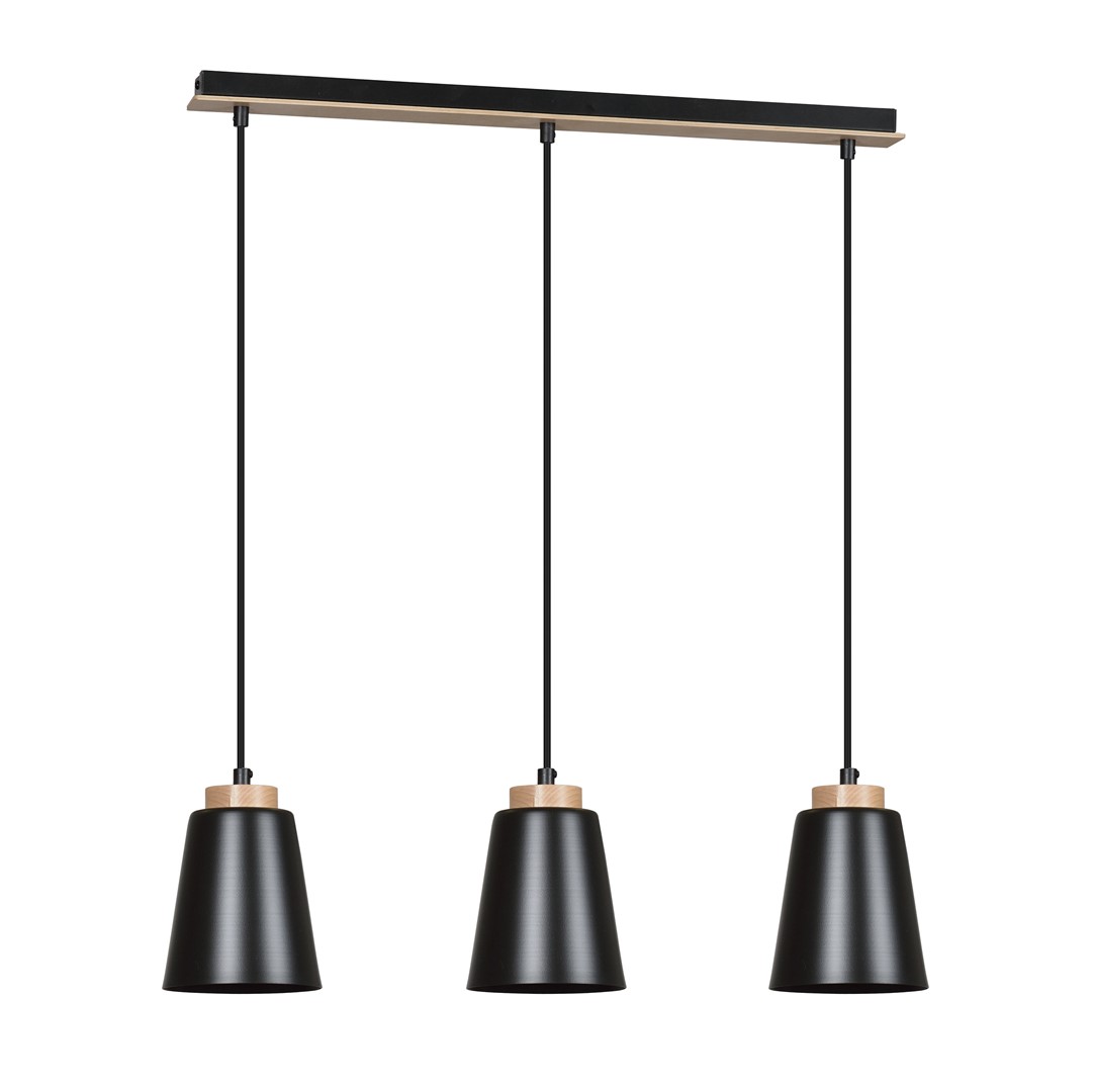 Bolero 66cm Zwart hanglamp Van Emibig Lighting - De Bolero plafondlamp in Scandinavische stijl is een uitstekende keuze voor de woonkamer, slaapkamer of thuiskantoor.
