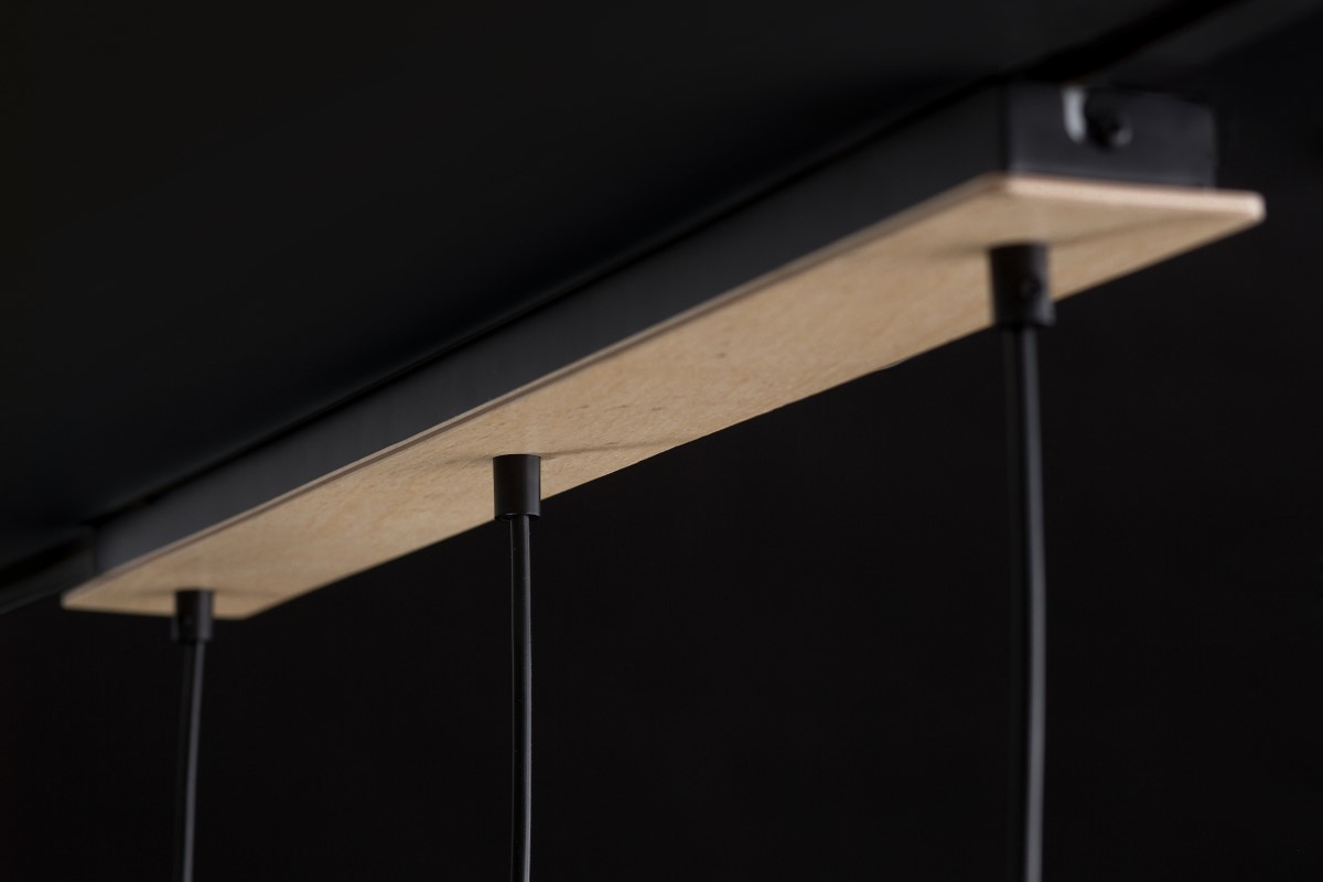 Bolero 66cm Zwart hanglamp Van Emibig Lighting - De Bolero plafondlamp in Scandinavische stijl is een uitstekende keuze voor de woonkamer, slaapkamer of thuiskantoor.