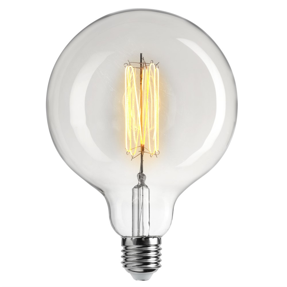E27 Globe 2W 2200K Dimbaar Transparant Van Unison - Het klassieke ontwerp en de spiraalvormige gloeidraad van de lichtbron maken deze lamp ideaal voor open armaturen en decoratieve installaties, waarbij zowel esthetiek als lichtkwaliteit centraal staan.