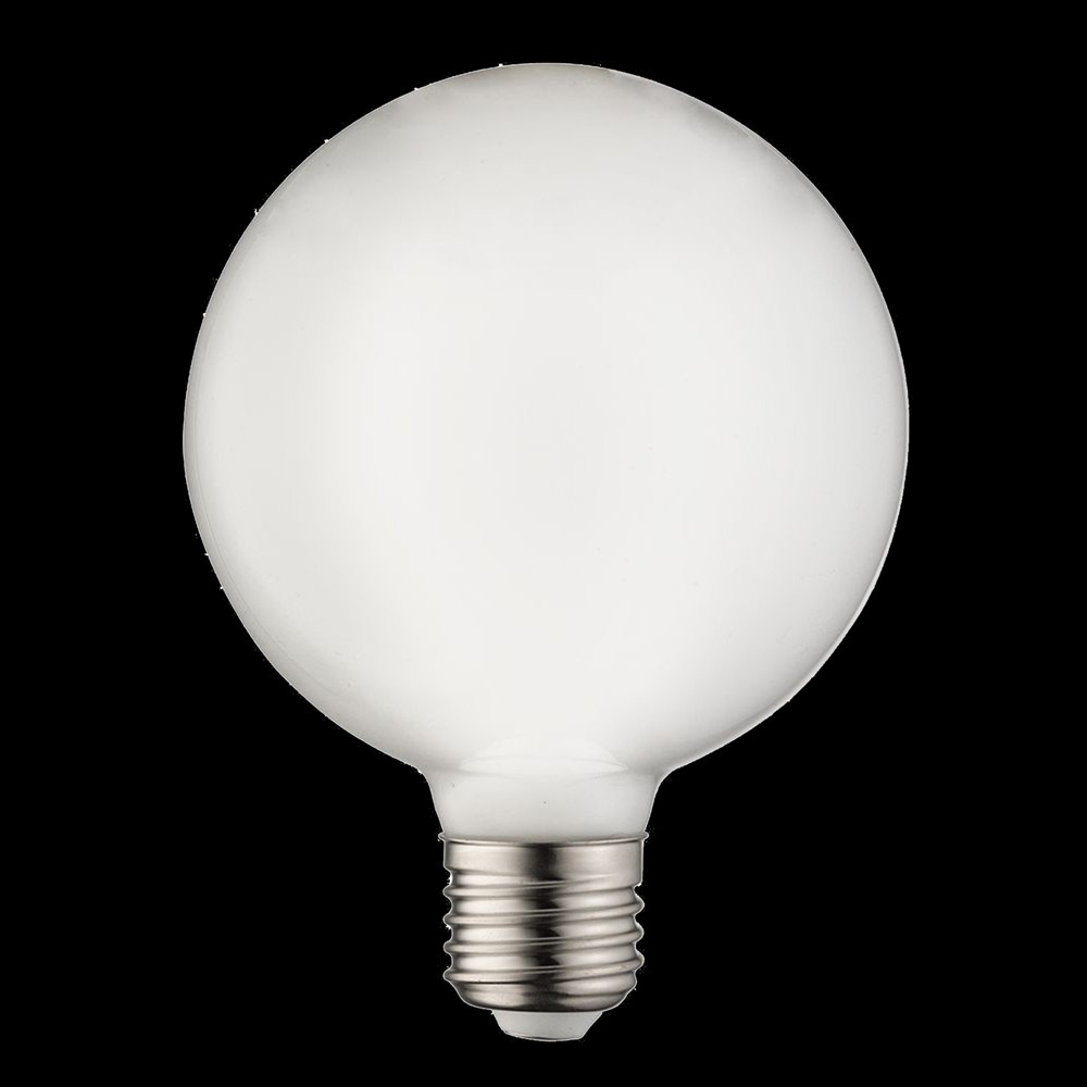 E27 Globe Opaal 7W 2700K Dimbaar Wit Van Unison - De lamp heeft een vermogen van 7W en een kleurtemperatuur van 2700K, wat zorgt voor een warm en aangenaam licht.