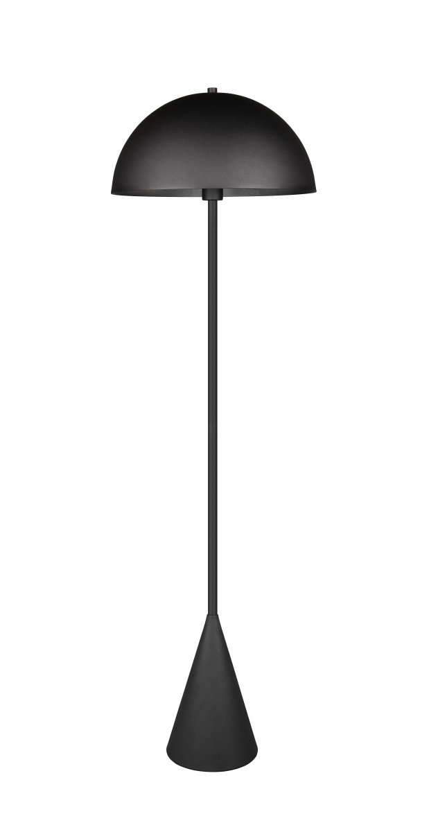 Alfie Zwart vloerlamp Van Trio Lighting - Dankzij het minimalistische ontwerp en het matzwarte oppervlak past Alfie gemakkelijk in verschillende interieurstijlen en is het tegelijkertijd een decoratief verlichtingsobject op zichzelf.