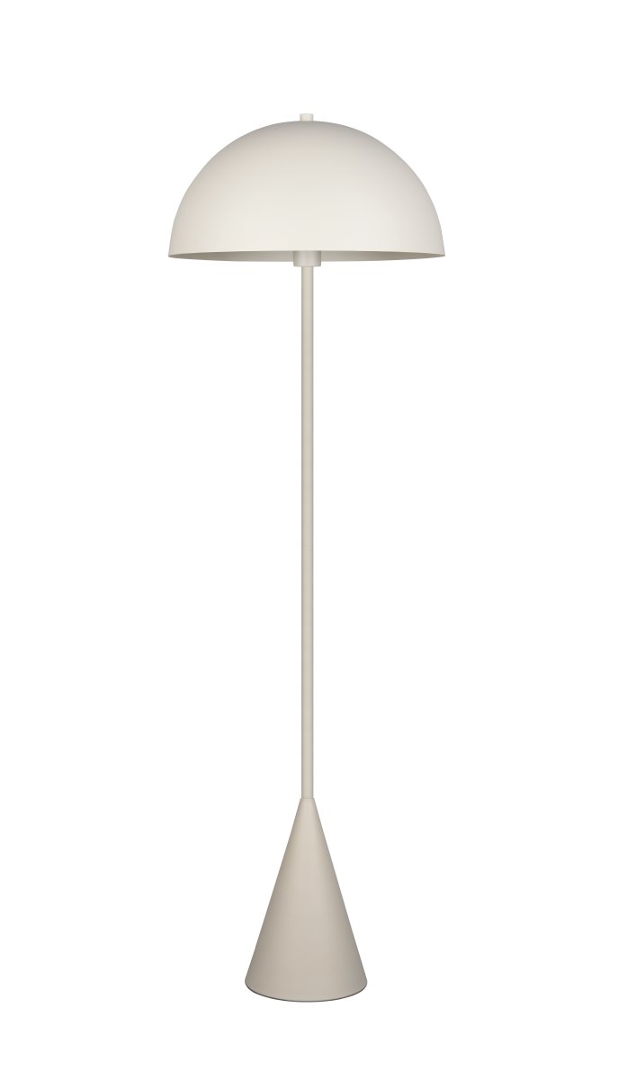 Alfie Grijs vloerlamp Van Trio Lighting - Dankzij het minimalistische ontwerp en de warme, grijze afwerking past Alfie gemakkelijk in verschillende interieurstijlen en is het tegelijkertijd een decoratief verlichtingsobject op zichzelf.