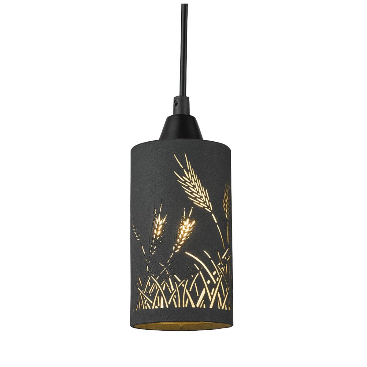 Ax Ø8 Zwart raamlamp Van Oriva - Het zwarte oppervlak in combinatie met de warme gloed zorgt voor een subtiele maar effectieve sfeer, perfect om de juiste sfeer te cre&euml;ren in elke keuken, eetkamer of woonkamer.