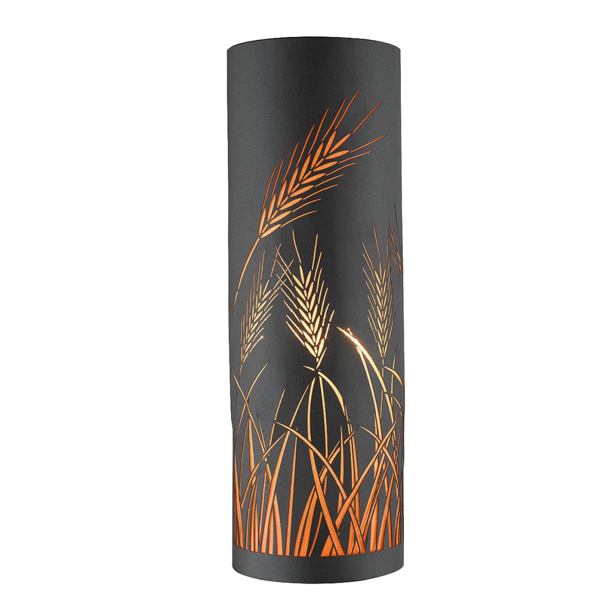 Ax 30cm Zwart/goud tafellamp Van Oriva - Wanneer de lamp aan is, verspreidt zich een warm en aangenaam licht, waardoor een rustige en uitnodigende sfeer ontstaat.