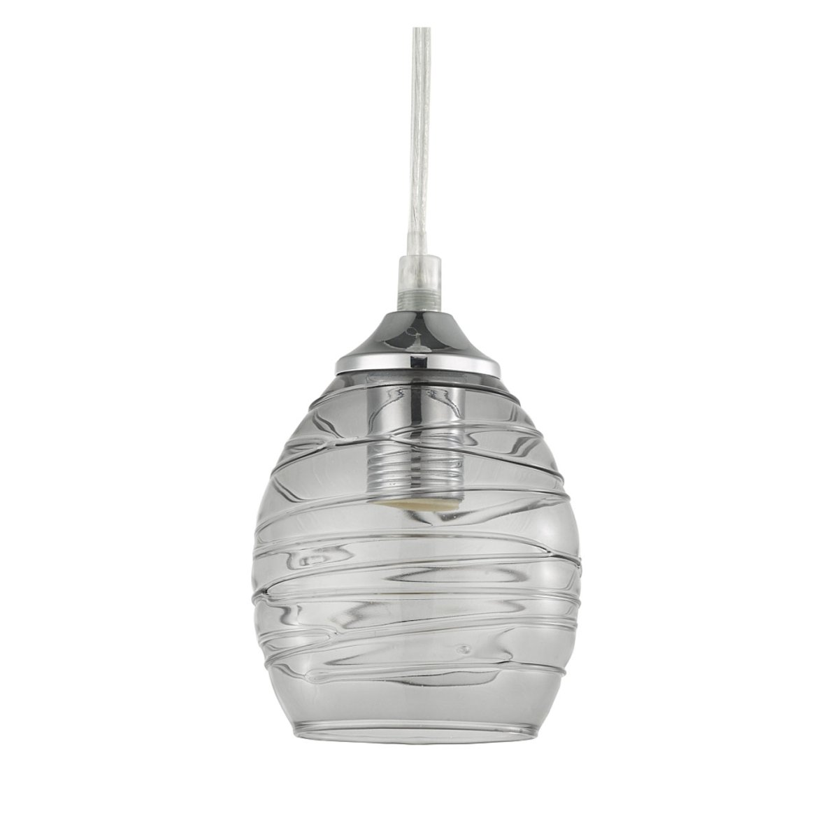 Tellus Ø10 Rookkleurig raamlamp Van Oriva - De zacht gevormde glazen lamp met een prachtige rookkleurige kap verspreidt een aangenaam licht en creëert een harmonieuze sfeer.