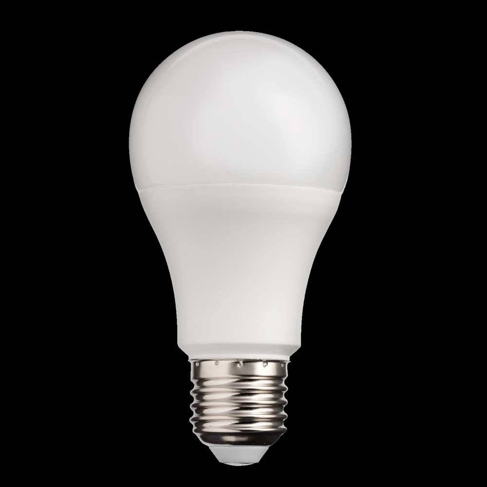 E27 bewegingssensor 9W 3000K Wit Van Unison - Deze normale opaal sensorlichtbron met bewegings- en dag/nachtfunctie biedt een slimme en energiezuinige oplossing voor zowel binnen- als buitenverlichting.