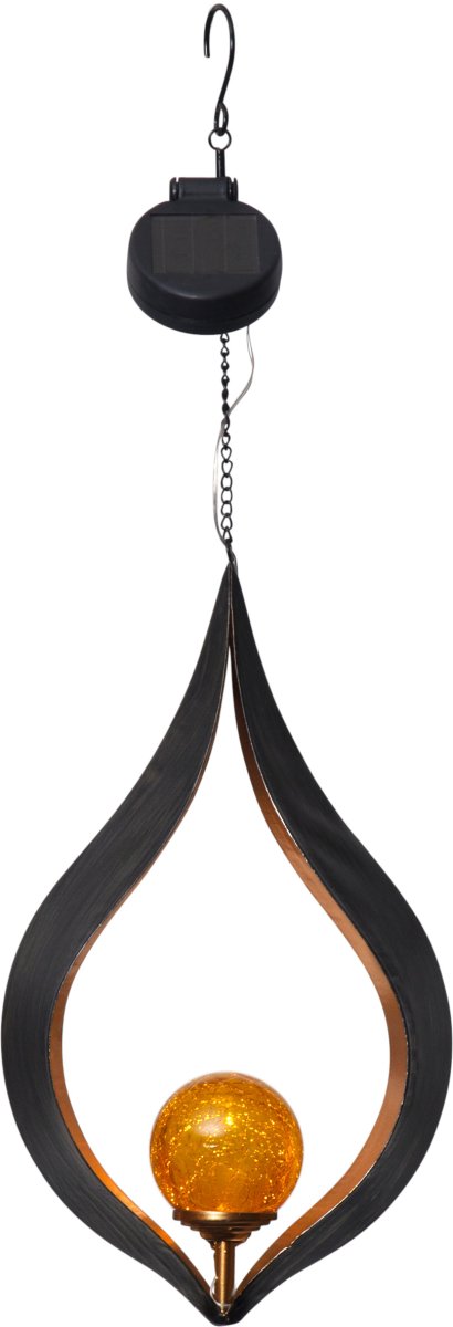 Melilla Zwart solarlamp Van Star Trading - 