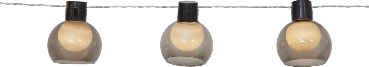 Smoky Transparant solarlamp Van Star Trading - Apart paneel waarmee u de lus in de schaduw en het paneel op een zonnige plek kunt plaatsen.