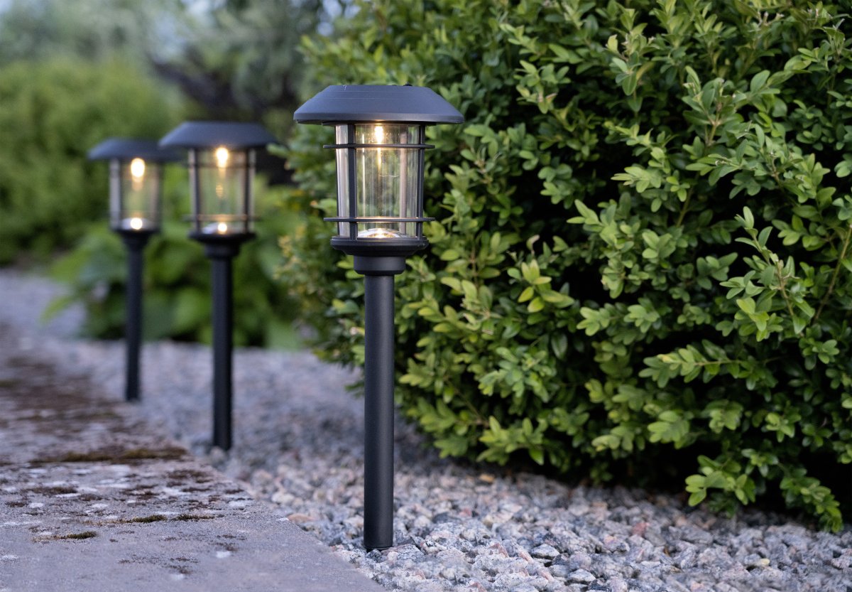 Fride 3-p Zwart solarlamp Van Star Trading - 