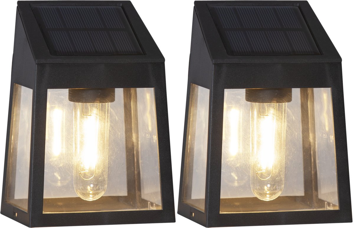 Filament 2-p Zwart solarlamp Van Star Trading - 