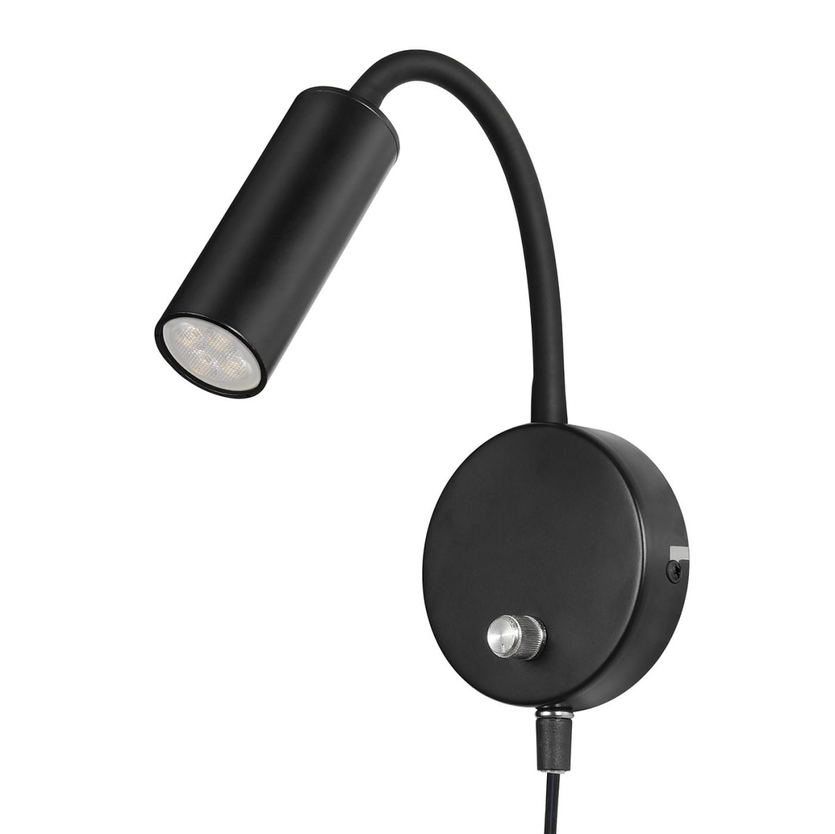 Mini Flex Zwart leeslamp Van Oriva - Eenvoudig te installeren en praktisch in zijn ontwerp - een perfecte combinatie van functionaliteit en design.