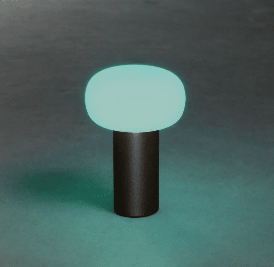 Antibes 20cm Zwart Draagbare Van Konstsmide - De lamp heeft een dimmer waarmee u de helderheid en kleurtemperatuur kunt aanpassen.