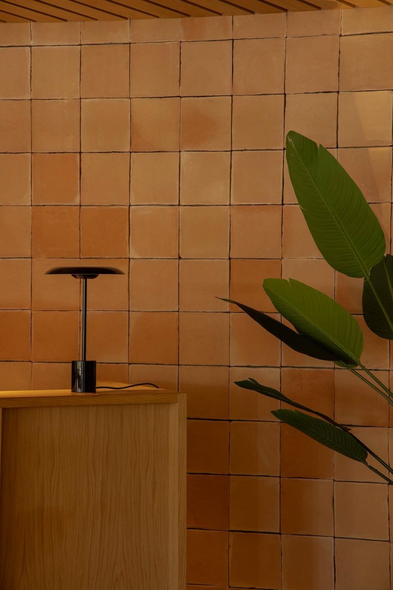 Hoshi 40cm Zwart tafellamp Van Faro Barcelona - Hoshi is een designlamp met een slank silhouet, stabiele voet en ge&iuml;ntegreerde led (12W, 2700K) die zorgt voor een warm, aangenaam licht.