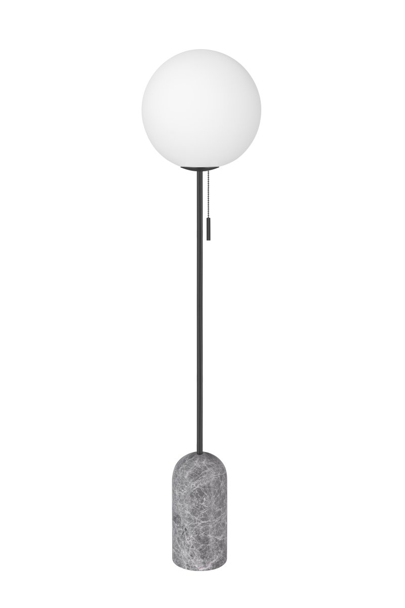 Torrano Grijs marmer vloerlamp Van Globen Lighting - Kleurvariaties in de voet van de lamp kunnen voorkomen, omdat deze van steen is gemaakt, een natuurlijk materiaal; elke lamp is uniek.