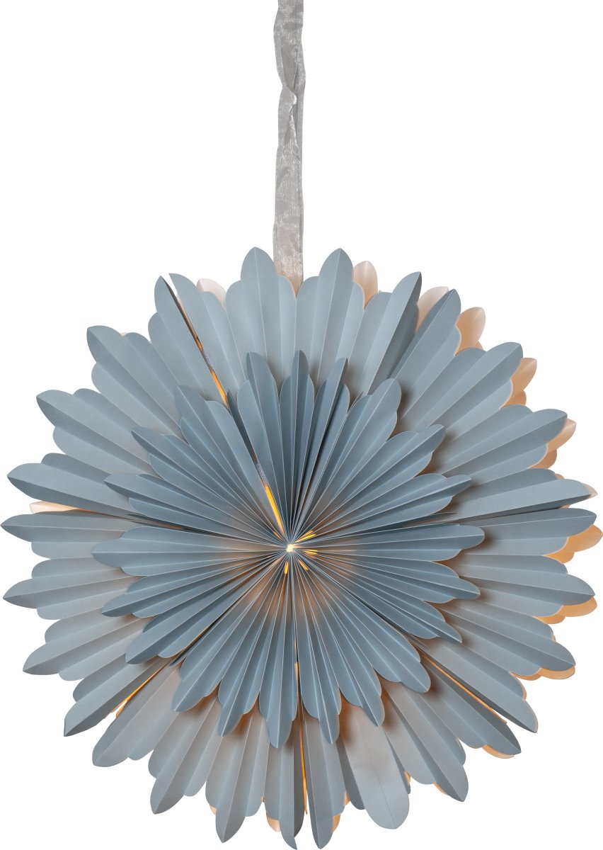 Crystal Ø50 Blauw Van Star Trading - Koop een snoerstandaard en een lichtbron voor verlichting in de ster.