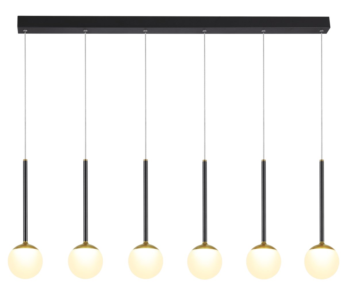  Bologna 110cm Zwart hanglamp Van Lampan - 