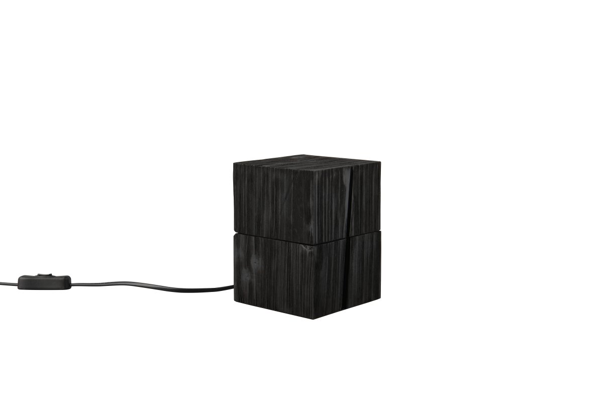 Treasure 16cm Zwart tafellamp Van Trio Lighting - Een deurschakelaar zorgt ervoor dat de lamp automatisch aangaat wanneer het deksel wordt geopend en blijft branden.