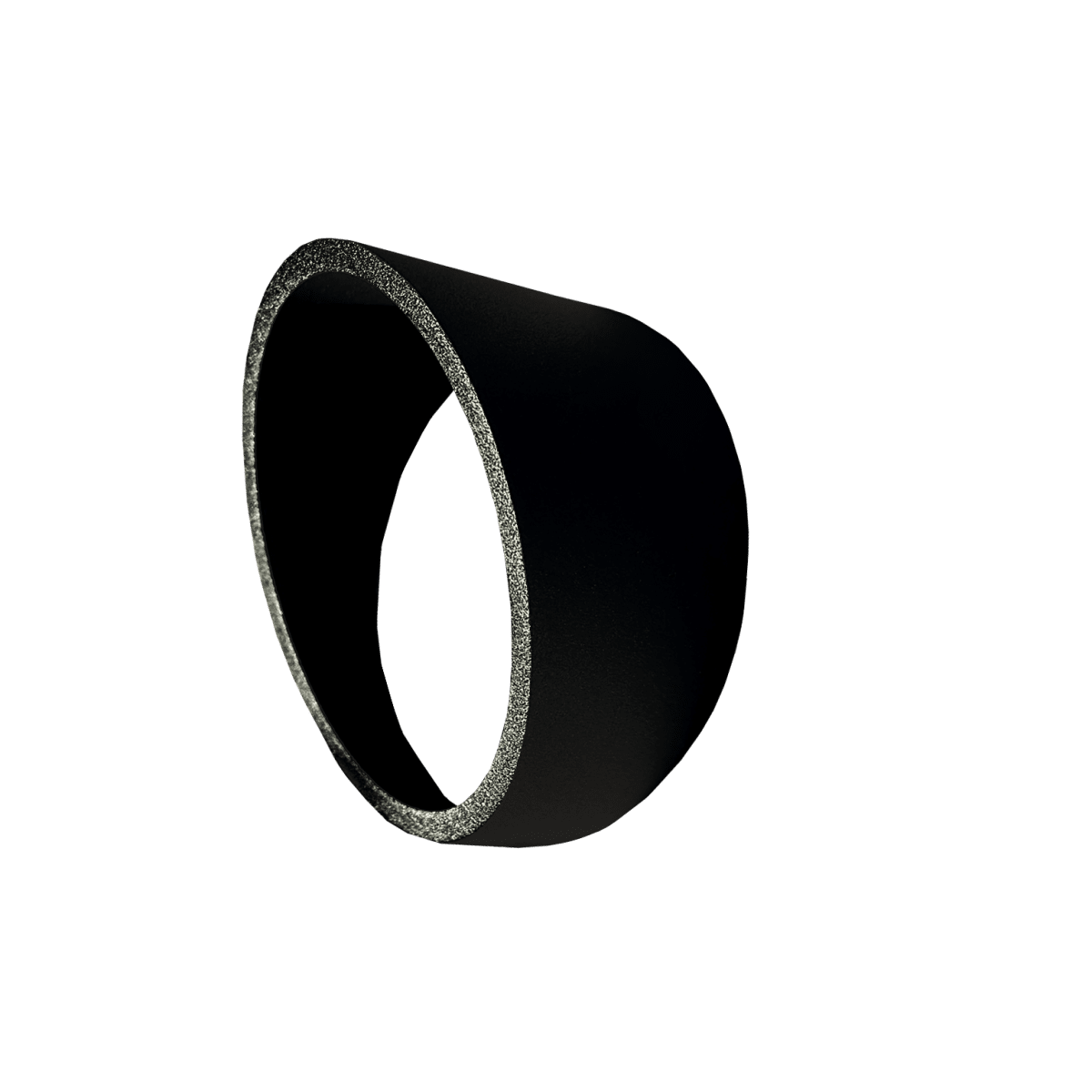 Verblindingsbescherming Luna/Arcus/Nova Zwart Van Lightson - De anti-verblindingskap met een binnendiameter van 60 mm wordt op de armatuur geschroefd en vervolgens vastgezet met een kleine schroef.