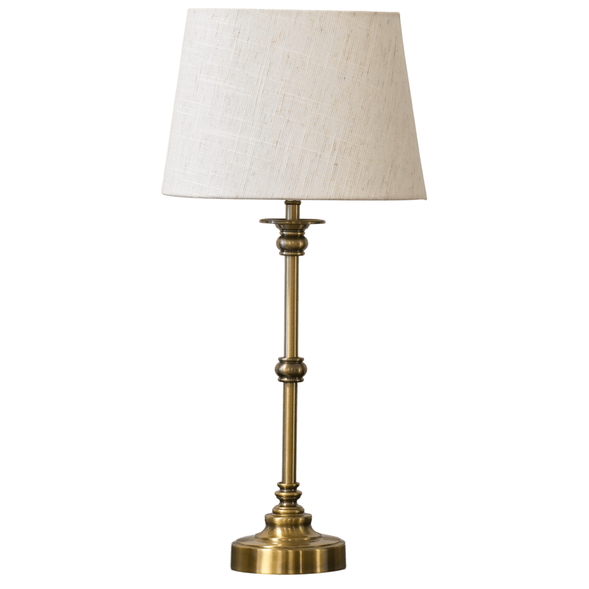 Axel Mini 50cm Antiek messing tafellamp Van Lampan - De lampvoet is gemaakt van metaal met een prachtige antieke messing afwerking, wat de lamp een warm en tijdloos karakter geeft.