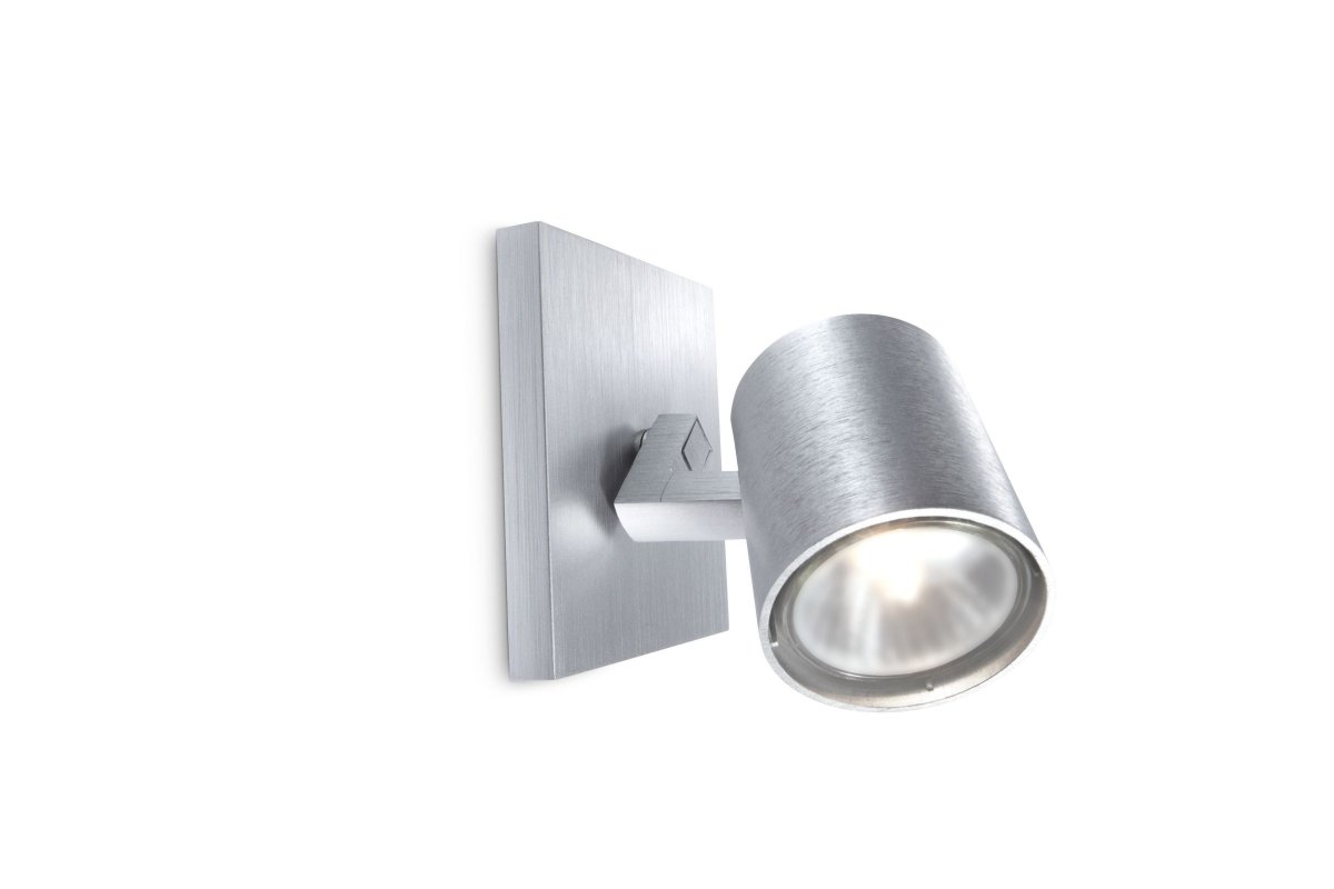 Runner Aluminium spot Van Philips - De zilverkleurige aluminium behuizing vormt een perfecte aanvulling op de lichtbron.