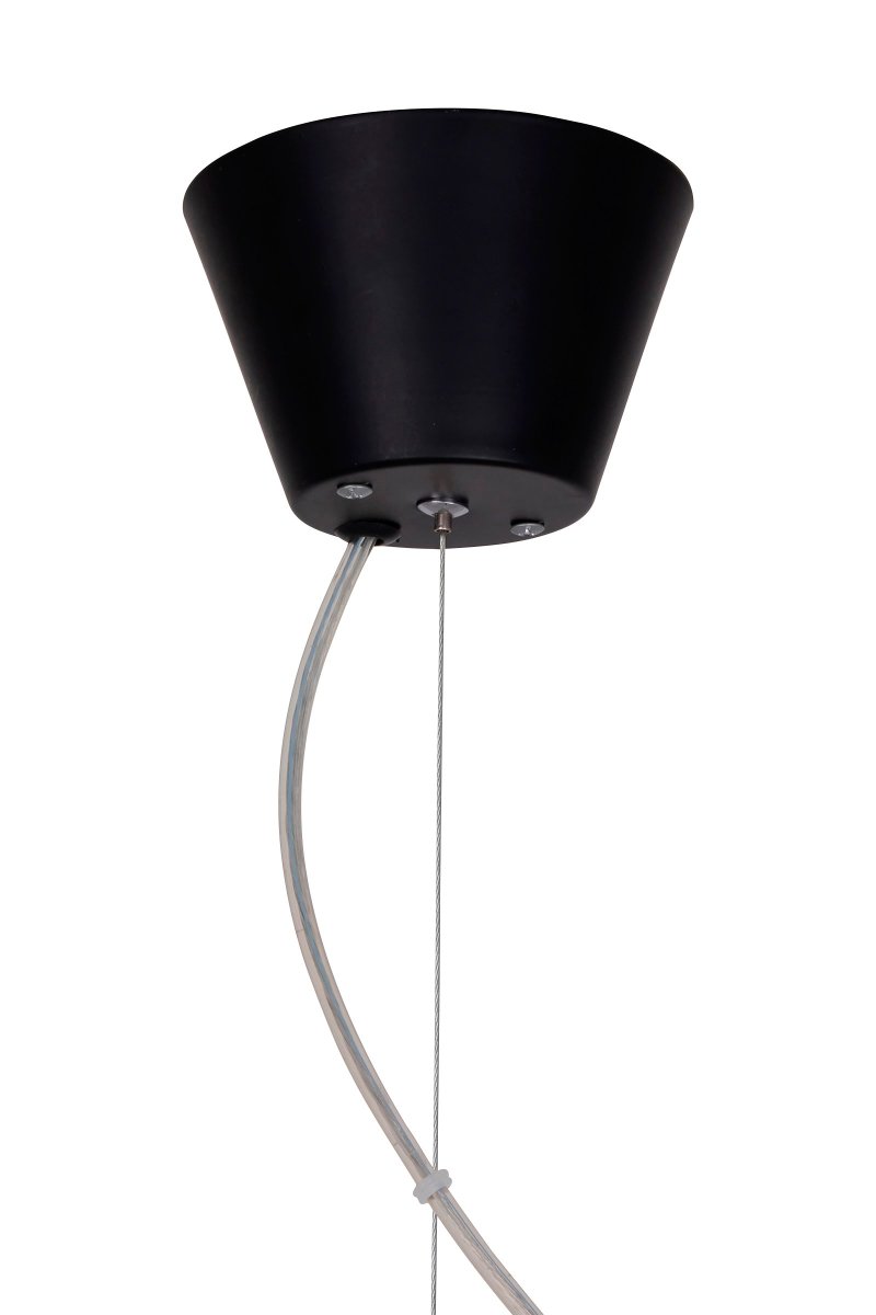 Mammut Ø30 Bruin hanglamp Van Globen Lighting - Mammut is een exclusieve en speelse plafondlamp met een kort bovenstuk van steen en een grote glazen kap.