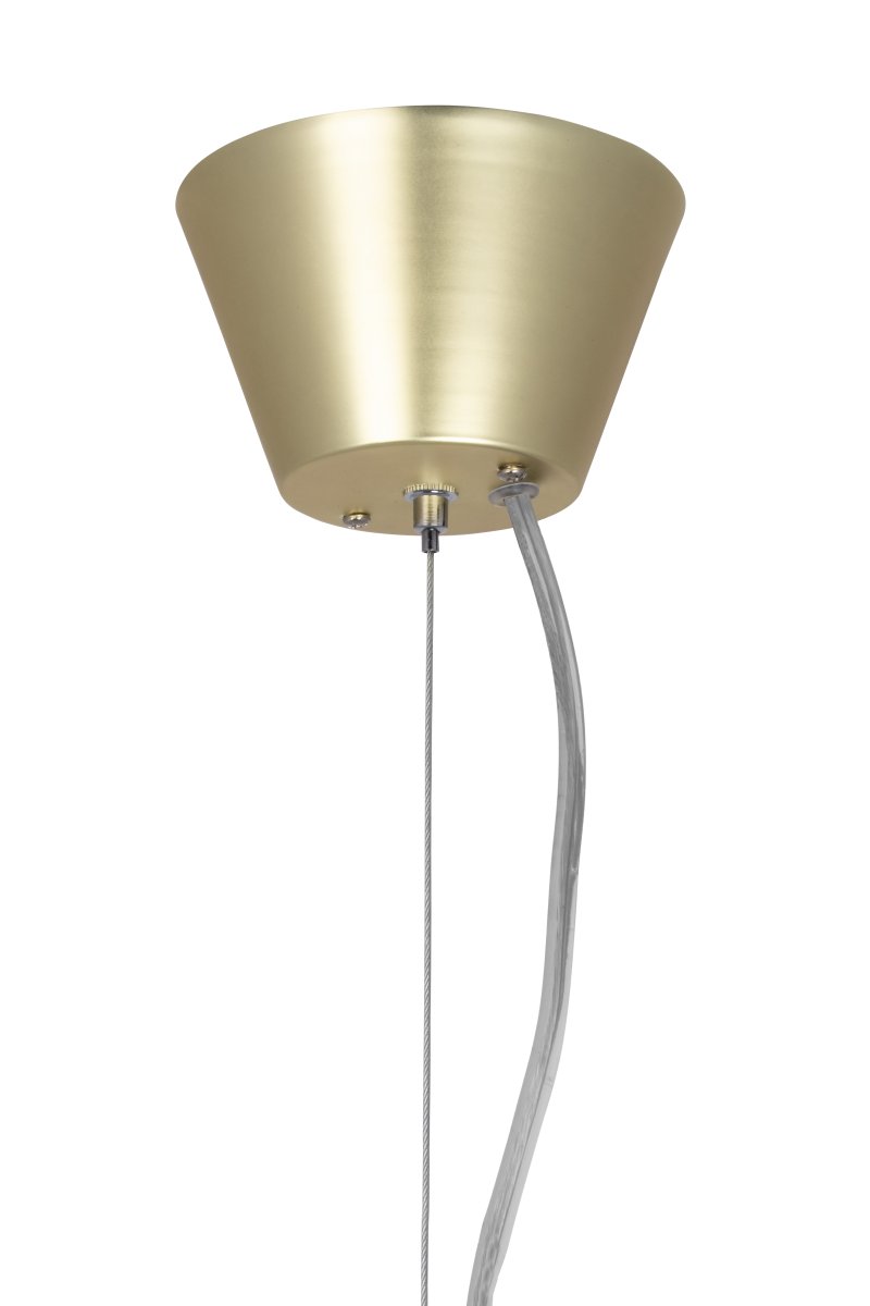 Torrano Ø30 Wit marmer hanglamp Van Globen Lighting - Steen is een natuurlijk materiaal, de kleur en tinten van het marmer variëren en creëren een uniek patroon voor elk stuk.