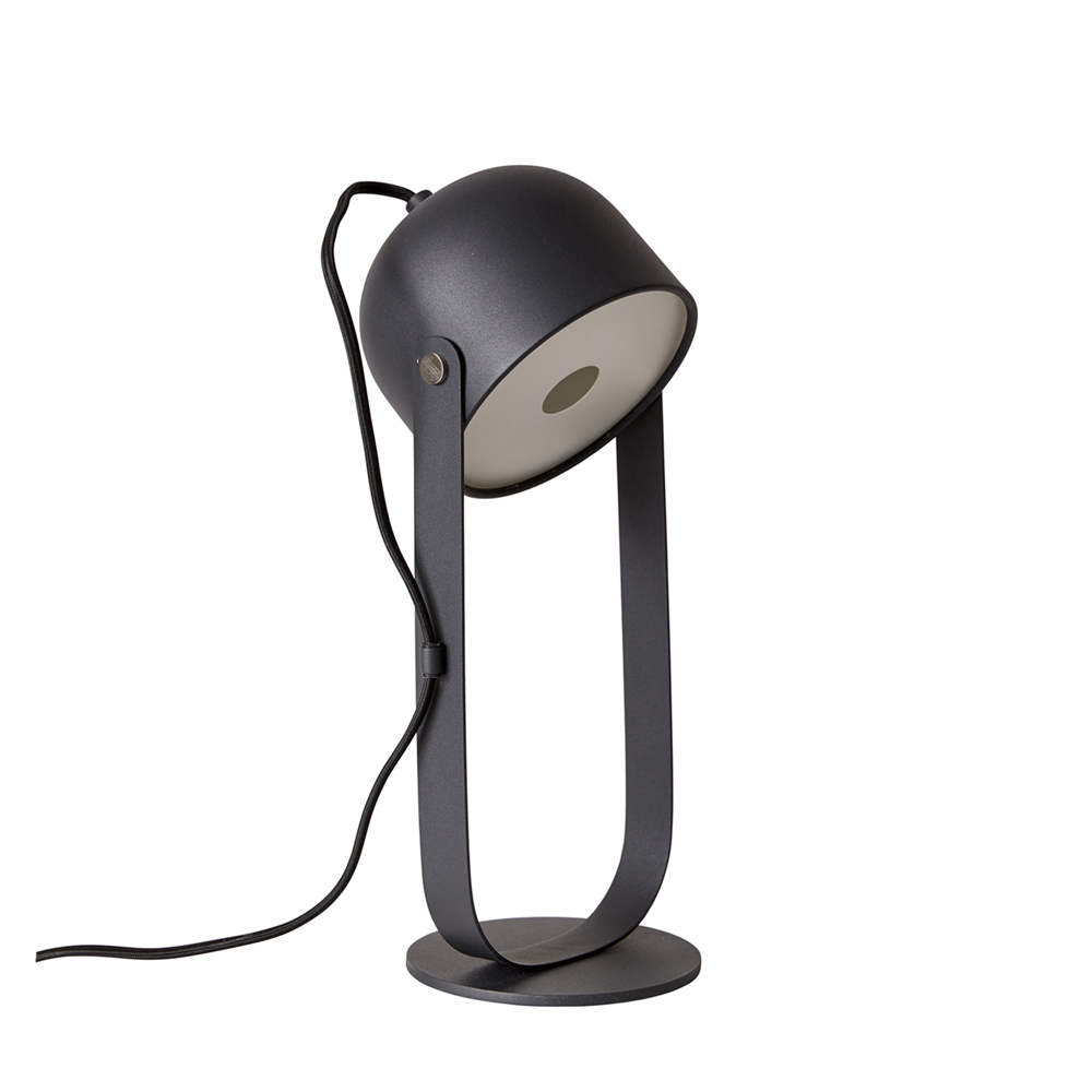Svejk 36cm Antraciet tafellamp Van CO Bankeryd - De Svejk tafellamp geeft de kamer een sobere Scandinavische sfeer en creëert zowel licht als karakter.