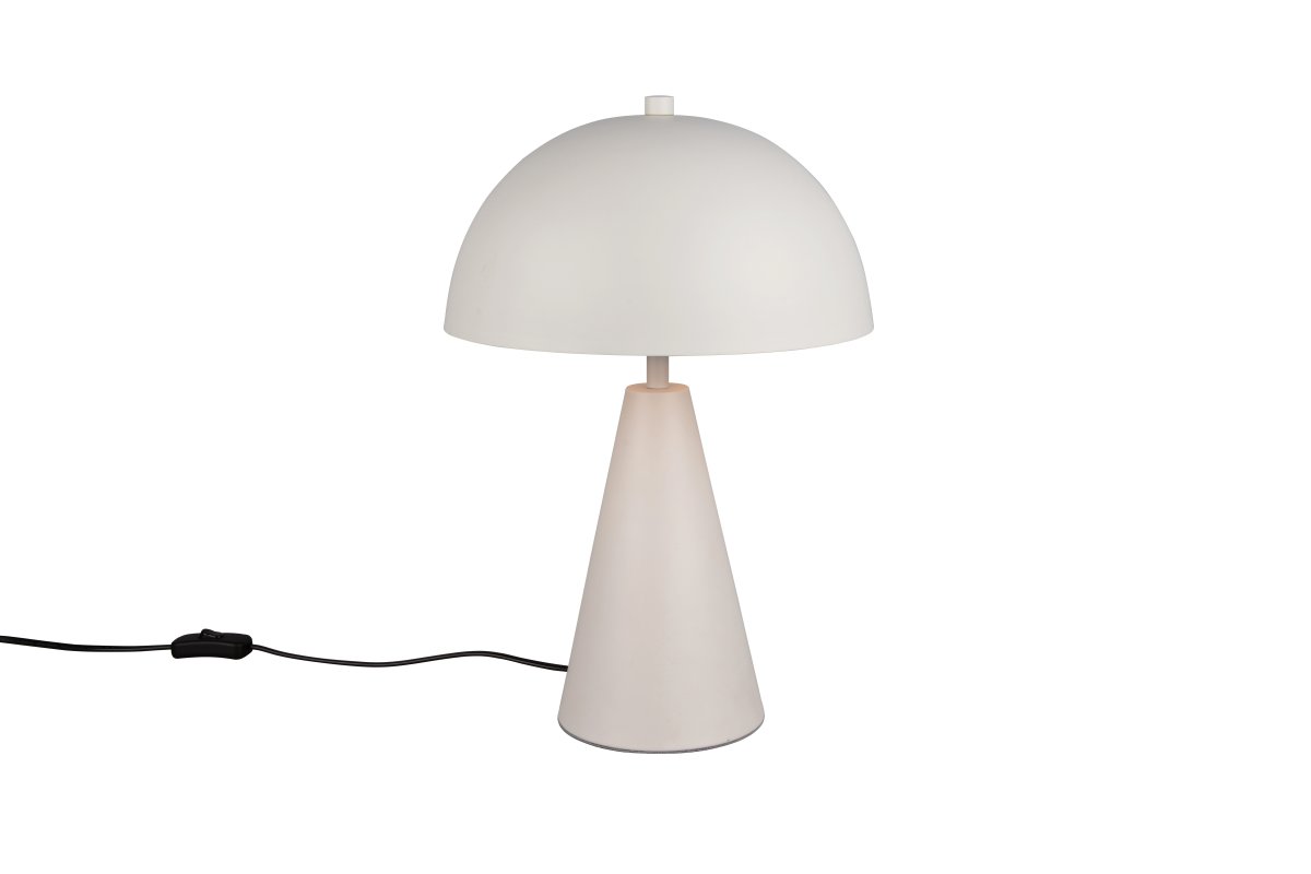Alfie 43cm Grijs tafellamp Van Trio Lighting - Dankzij het minimalistische design past de lamp in elk interieur en is hij tegelijkertijd een decoratief element.