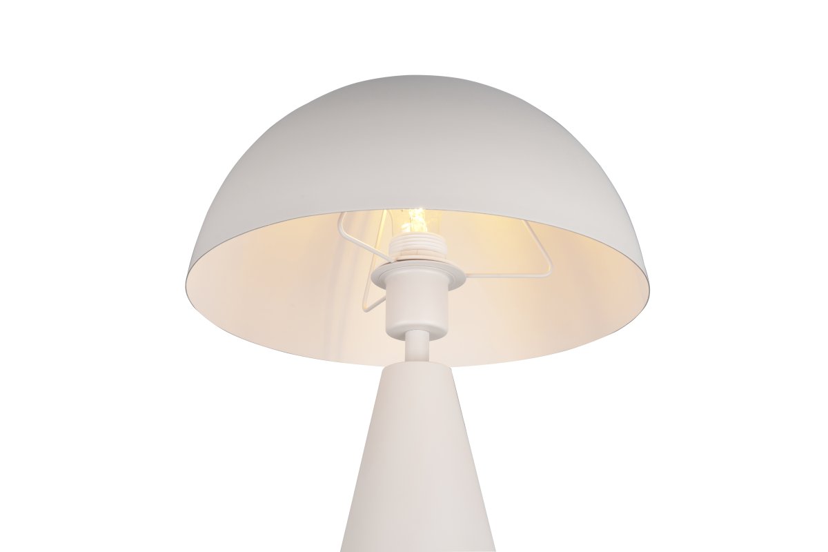 Alfie 43cm Grijs tafellamp Van Trio Lighting - Dankzij het minimalistische design past de lamp in elk interieur en is hij tegelijkertijd een decoratief element.