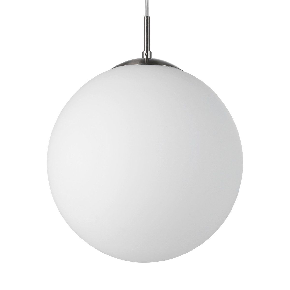 Rondo Ø30 Mat nikkel hanglamp Van Eglo - Rondo is een stijlvolle hanglamp met een tijdloos design die in veel verschillende omgevingen past.