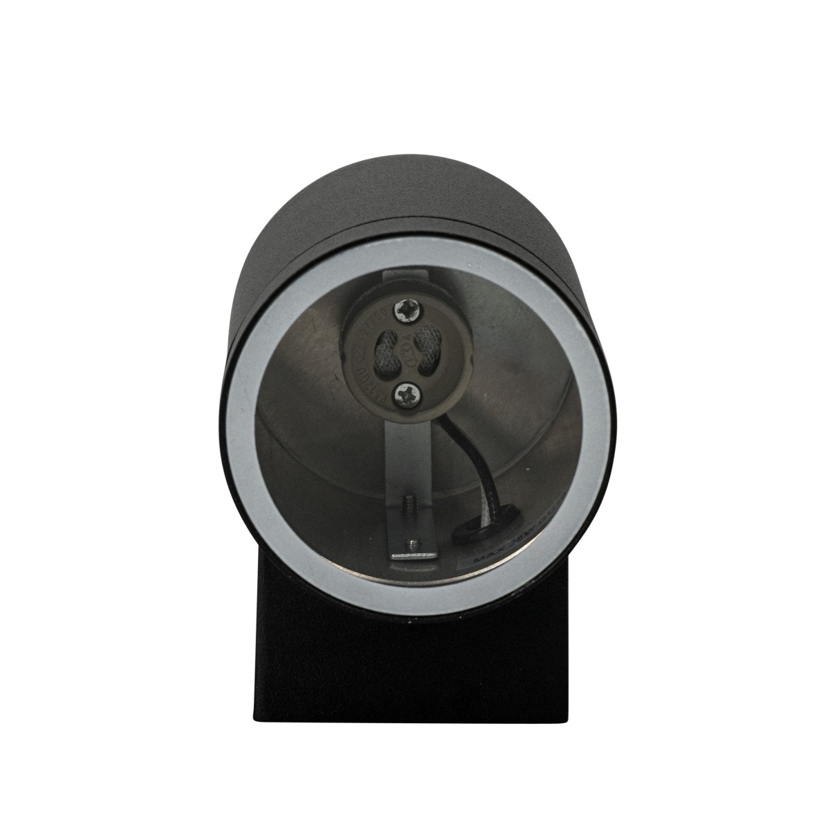 Stege Zwart buitenlamp Van Dyberg Larsen - Gemaakt van aluminium en kunststof, duurzaam en slijtvast, geschikt voor buitengebruik.