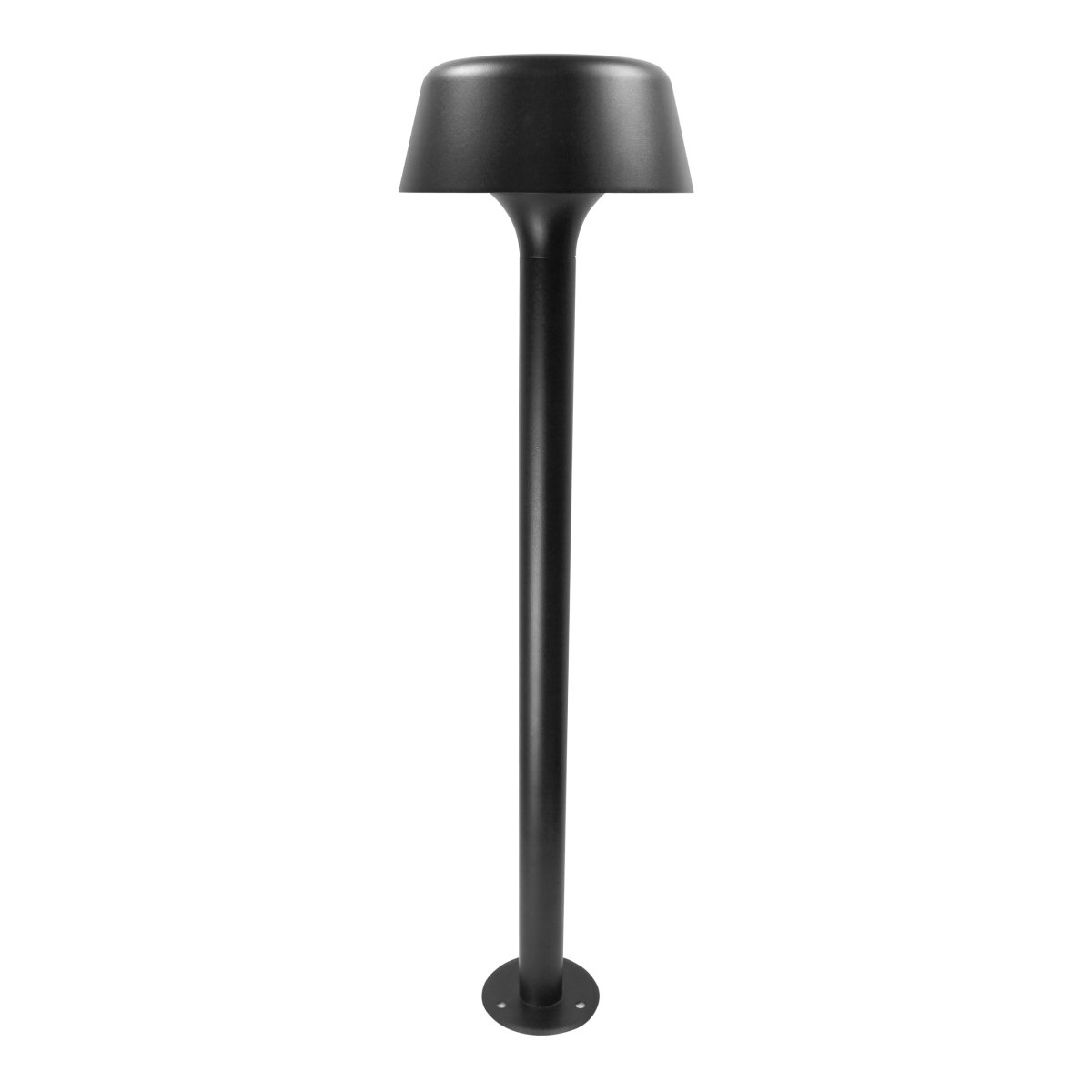 Valencia 80cm Zwart lichtpaaltjes Van Dyberg Larsen - Het ontwerp is stijlvol en modern en het licht valt in een aangename cirkel rondom de lamp, wat een sfeervolle indruk geeft.
