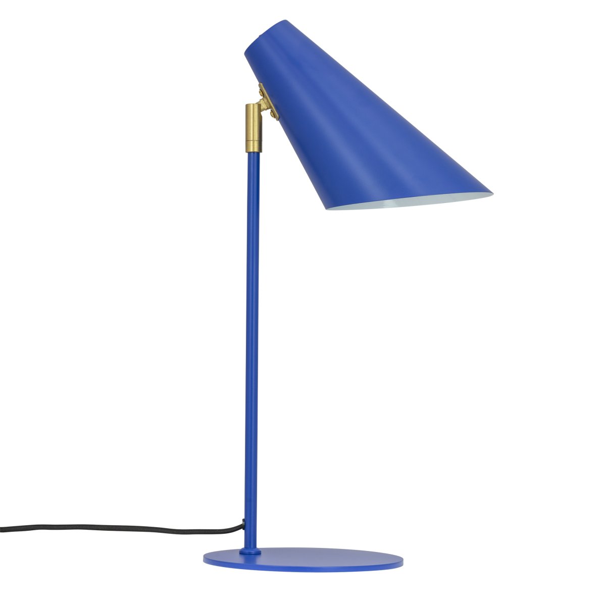 Cale 50cm Donkerblauw bureaulamp Van Dyberg Larsen - Ideaal om uw bureau of bijzettafel een vleugje kleur en persoonlijkheid te geven en tegelijkertijd gericht en comfortabel licht te bieden tijdens het lezen of werken.