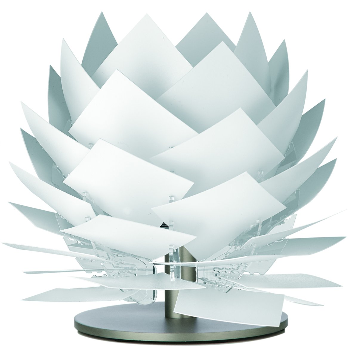  Pineapple 16cm Wit tafellamp Van Dyberg Larsen - Pineapple XS is een uitstekende keuze voor wie op zoek is naar een lamp die Scandinavische elegantie combineert met functionaliteit.