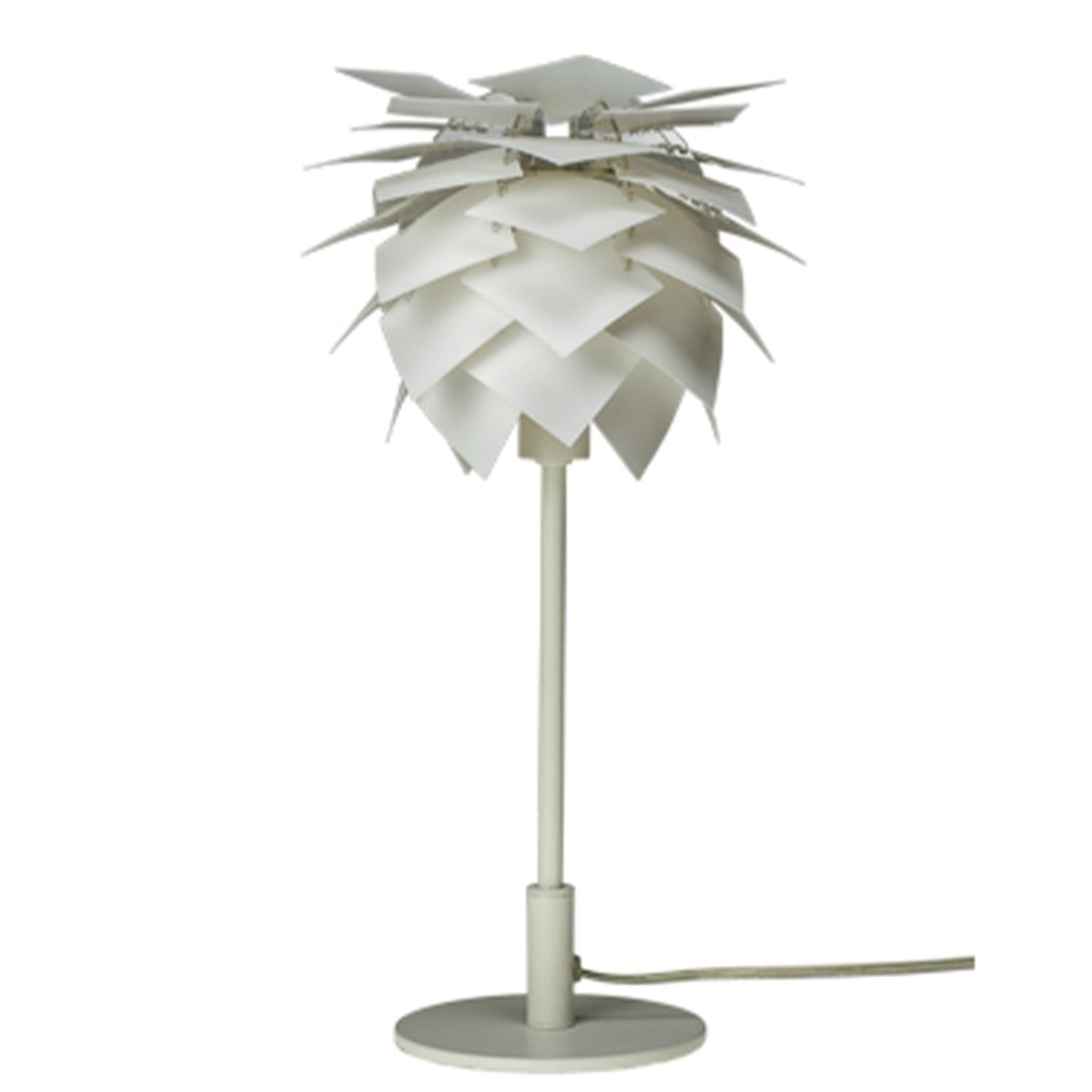 Pineapple 35cm Wit tafellamp Van Dyberg Larsen - Ervaar het beste van Deens design met de Pineapple tafellamp &ndash; een lamp die nooit uit de mode raakt.
