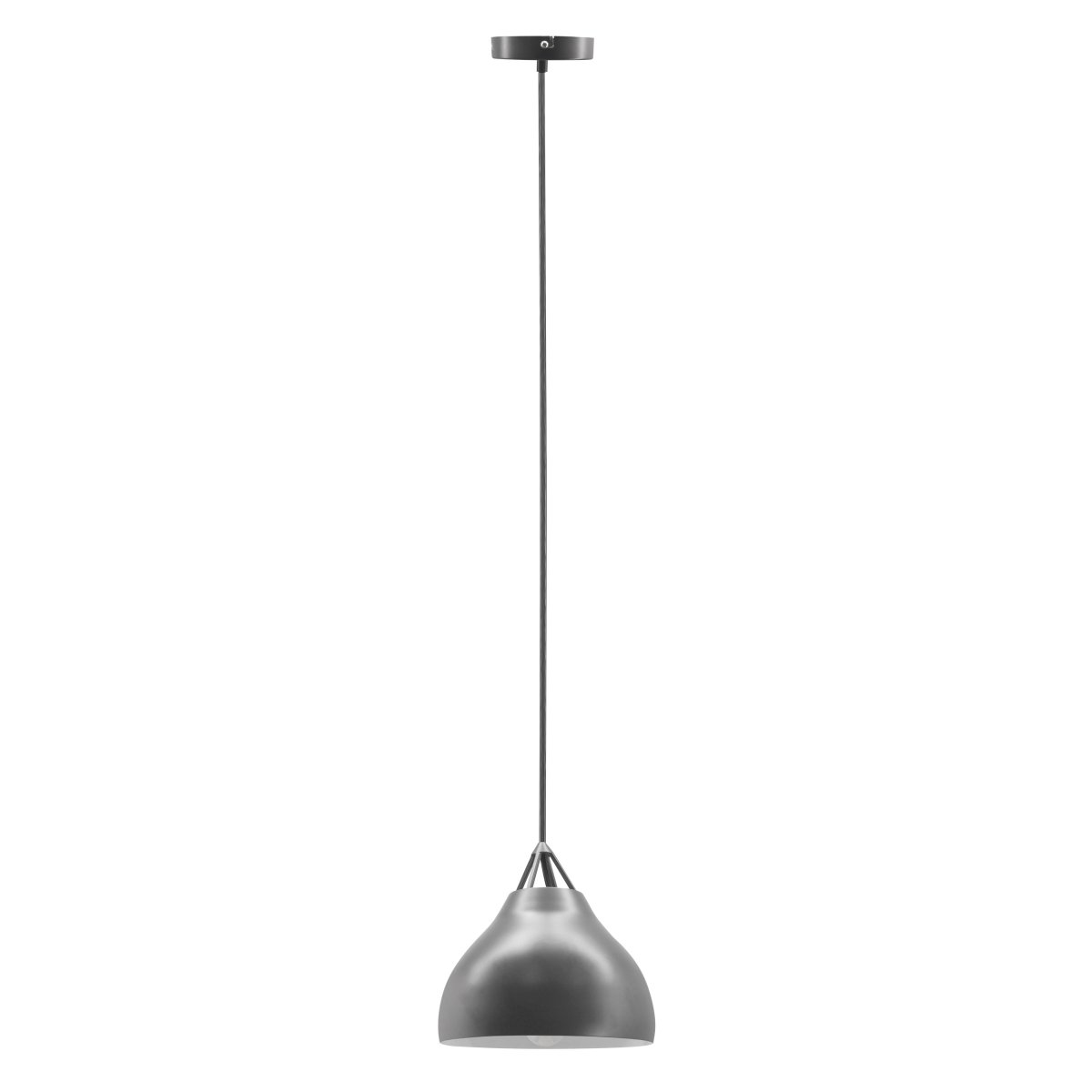 Pyra Ø30 Grijs hanglamp Van Dyberg Larsen - Als de lamp aan staat, verspreidt hij een prachtig licht, ideaal om de hele kamer te verlichten of een gezellige sfeer te creëren in een hoekje van de woonkamer.
