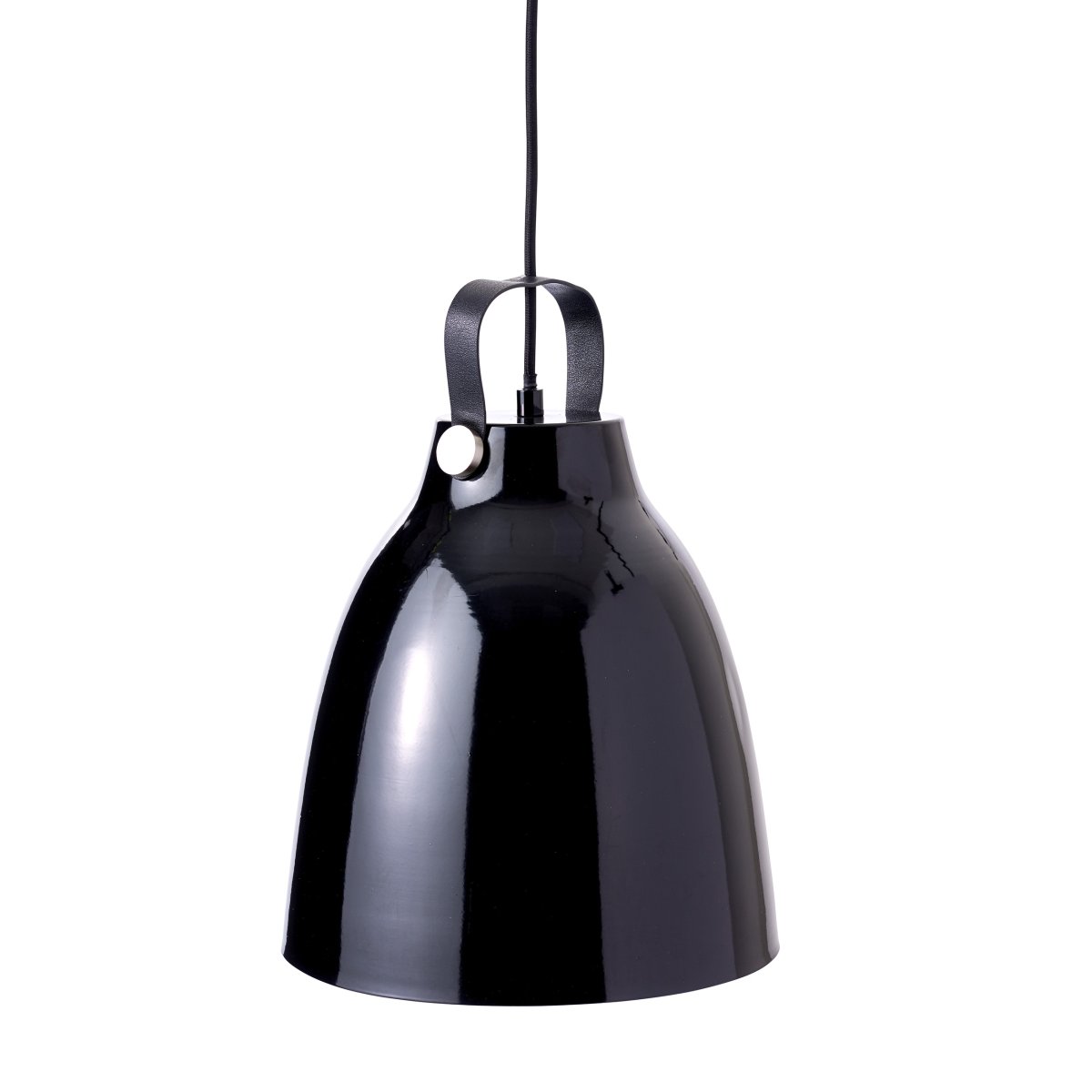 Copenhagen Ø19 Hoogglans zwart hanglamp Van Dyberg Larsen - Dankzij het eenvoudige ontwerp past het in veel verschillende omgevingen - boven de keukentafel, de eettafel, in de hoek van de woonkamer of boven uw favoriete fauteuil.