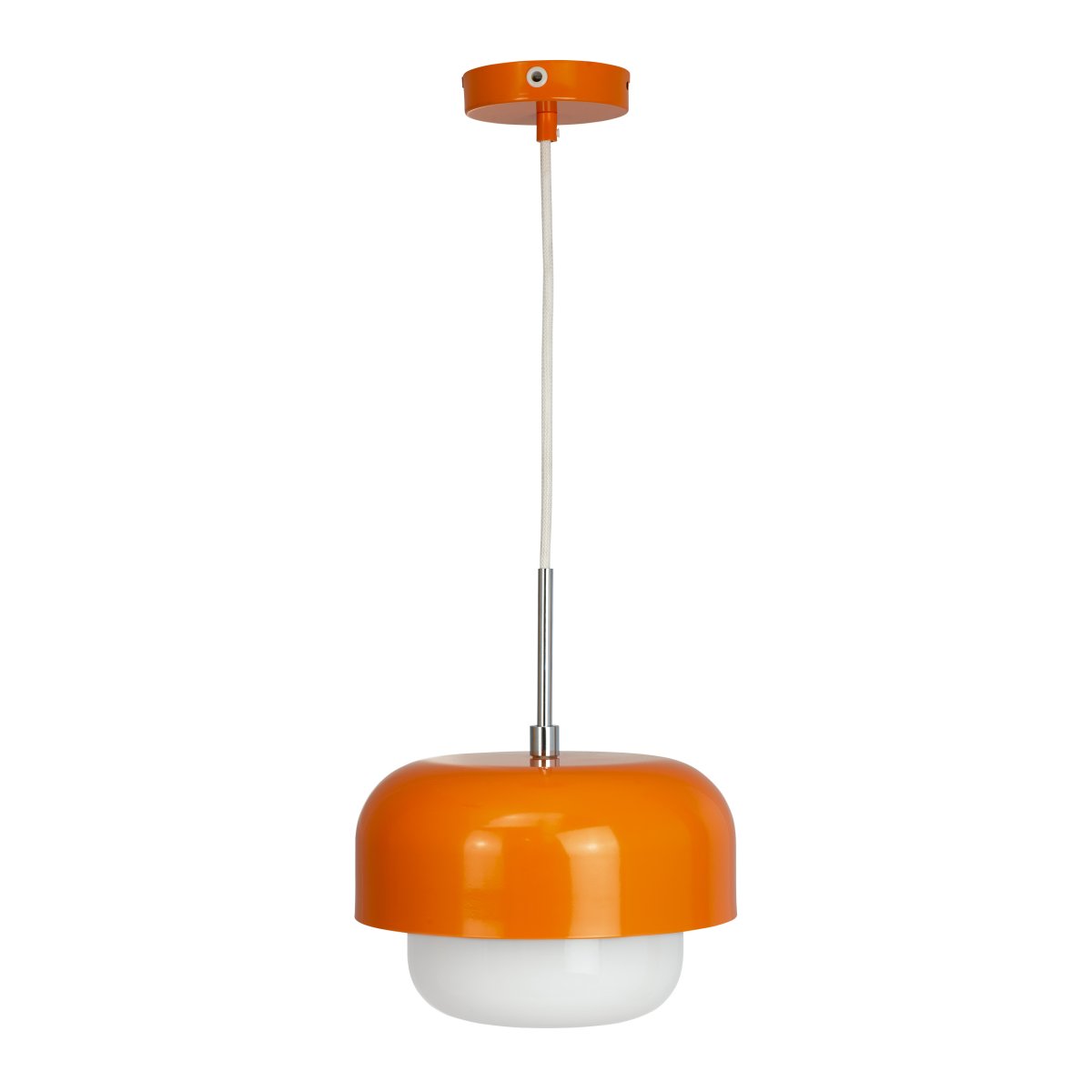 Haipot Ø23 Oranje hanglamp Van Dyberg Larsen - De lamp is ontworpen door de Deen Frank Kerdil en is in samenwerking met styliste Anette Eckmann gekleurd.