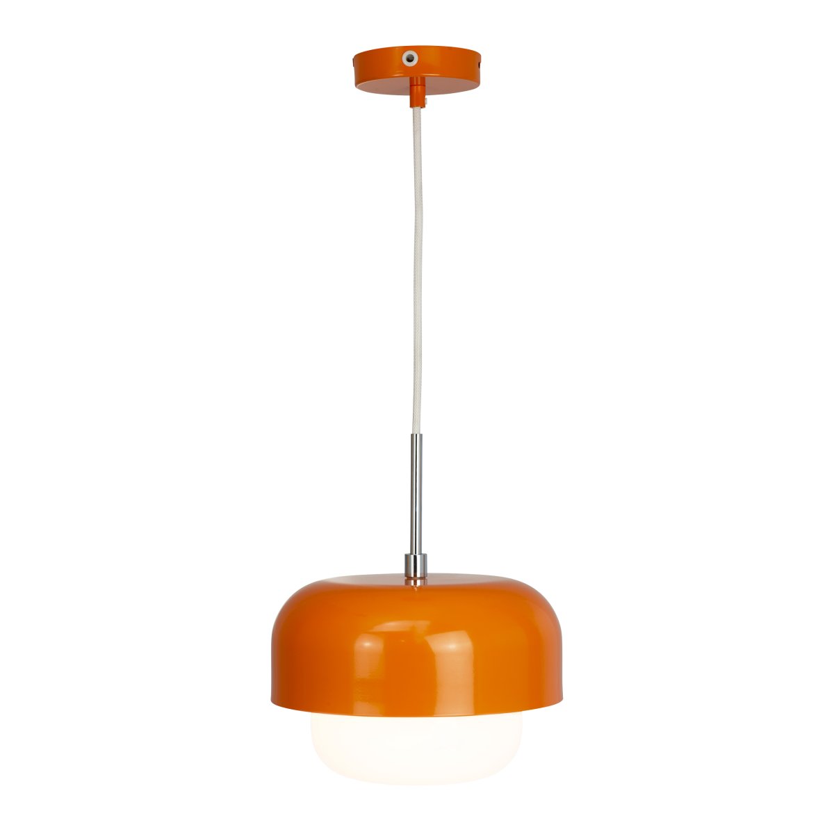 Haipot Ø23 Oranje hanglamp Van Dyberg Larsen - De lamp is ontworpen door de Deen Frank Kerdil en is in samenwerking met styliste Anette Eckmann gekleurd.