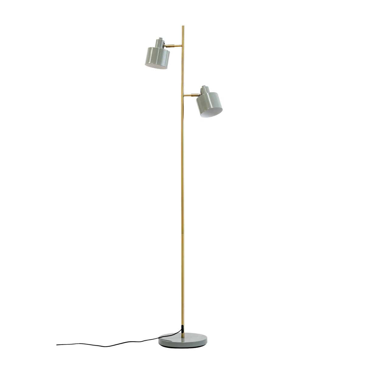 Ocean Olijf vloerlamp Van Dyberg Larsen - De Ocean vloerlamp van Dyberg Larsen is een door de jaren 50 geïnspireerde lamp met een charmant retrodesign en een modern tintje.