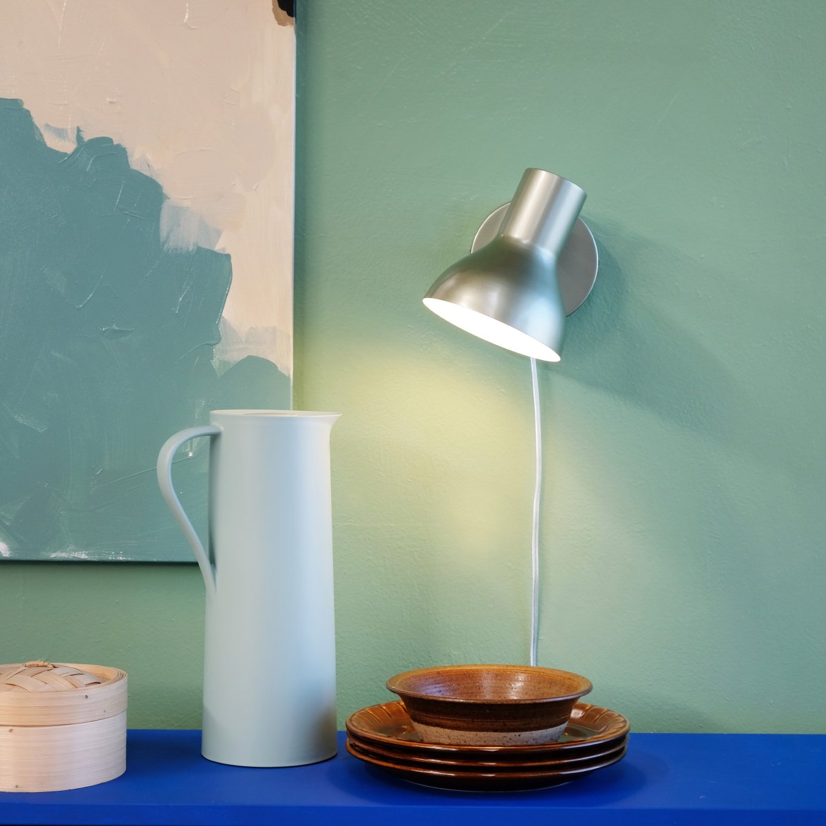 Bob Groente leeslamp Van Dyberg Larsen - Bob &auml;r det perfekta valet f&ouml;r det moderna hemmet och kombinerar stilren design med funktionalitet.