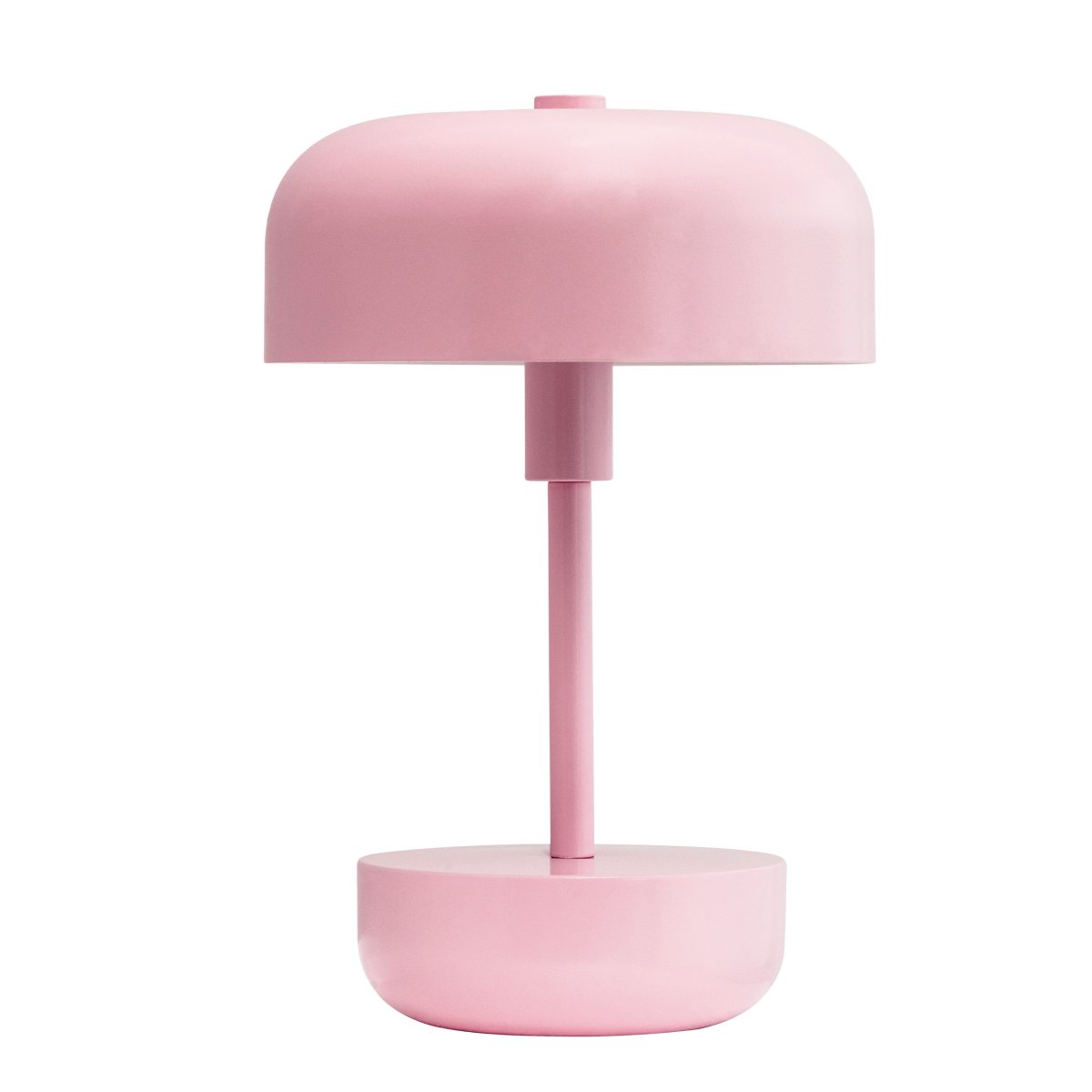 Haipot 25cm Roze Draagbare Van Dyberg Larsen - Haipot is verkrijgbaar in verschillende kleuren en heeft een open kap die de kleur van de basis accentueert, waardoor er een prachtig schaduwspel ontstaat als het donker wordt.